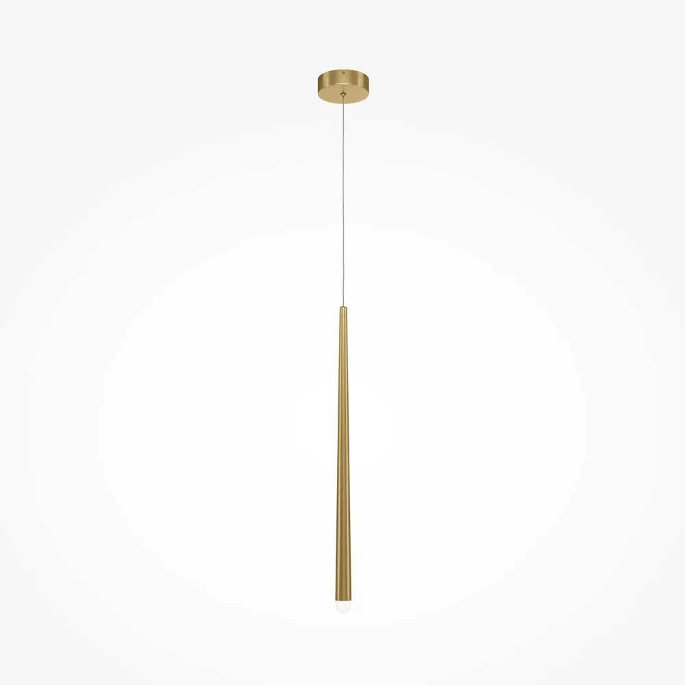 Pendul din Aluminiu Auriu D3.5xH150cm 6W 700lm 2600-3500k Cascade