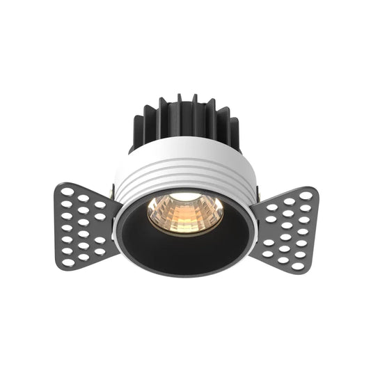 Spot incastrat din Aluminiu Negru H5.3xD5.4cm 7W 480lm 3000k Round