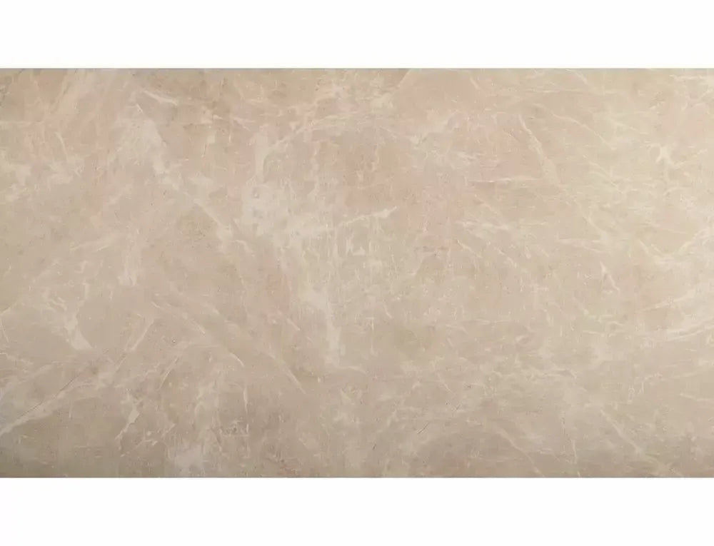 Masa Dreptunghiulara de 12 persoane din Sticla securizata+Ceramica Crem si Metal Negru mat L160-240xH77cm Westin
