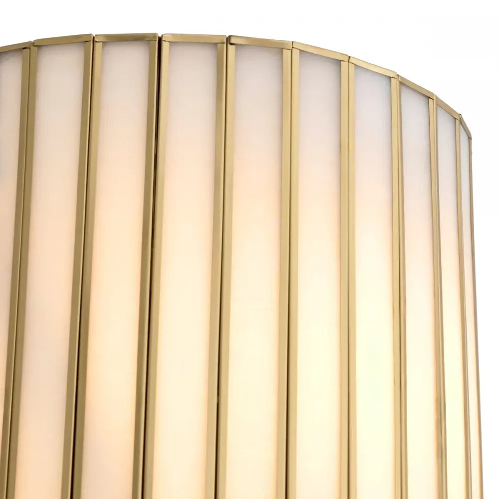 Aplica de perete din Metal Alama atichizata si Sticla Albastru H60xL26cm Monari Eichholtz