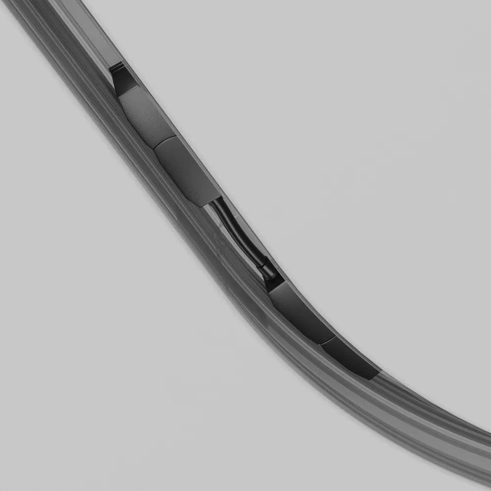 Conector de alimentare pentru conector semicerc Radius Exility din Plastic Negru