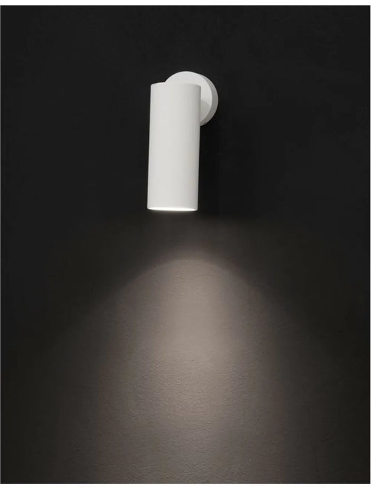 Aplica de perete din Aluminiu Alb H15xL6.2cm IP20 DEXTER