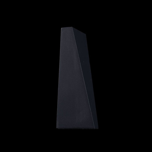 Aplica de perete pentru exterior din Metal Negru cu LED L9x9xH20cm Times Square
