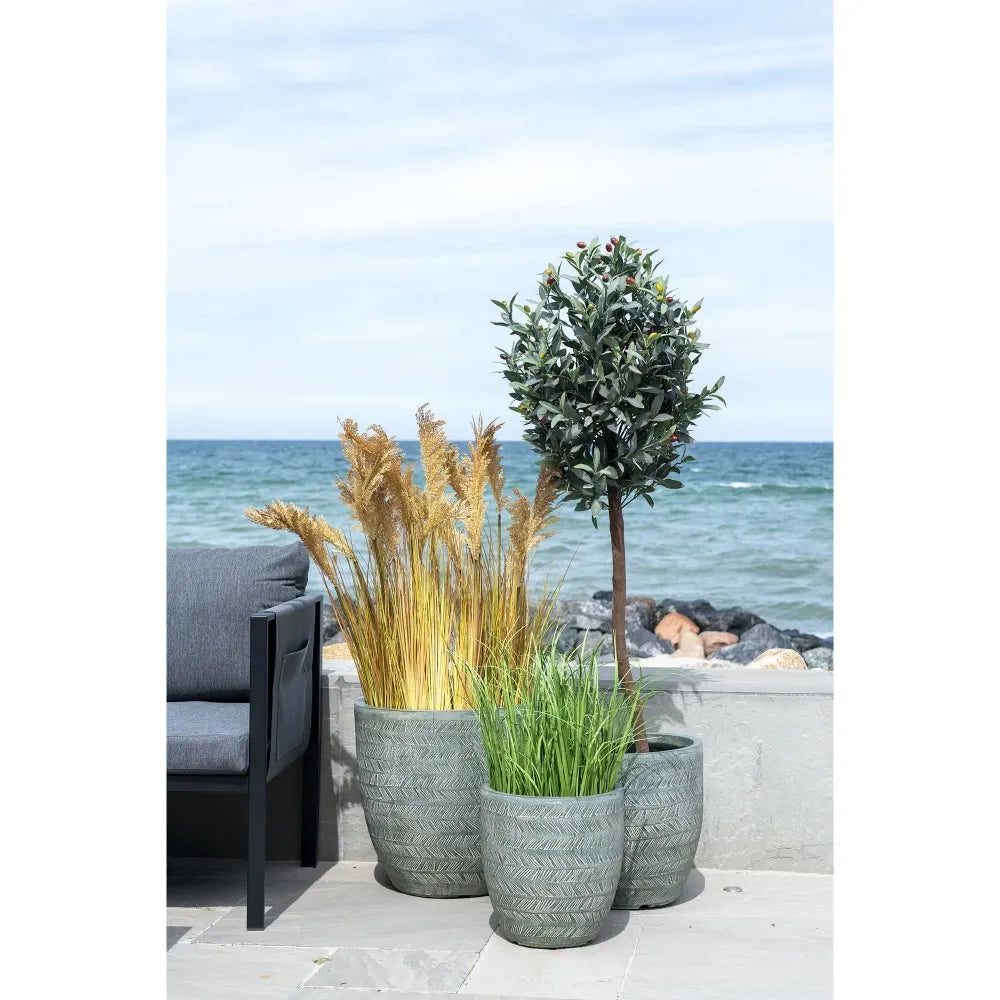 Planta artificiala in ghiveci Sorghum Grass H110xL35cm
