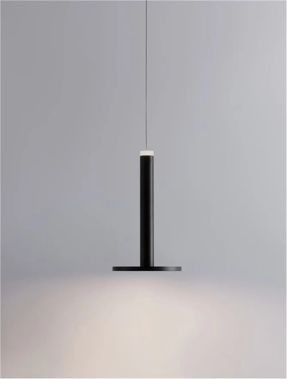Pendul din Metal Negru H160xL15cm IP20 10W 517lm 3000k PALENCIA