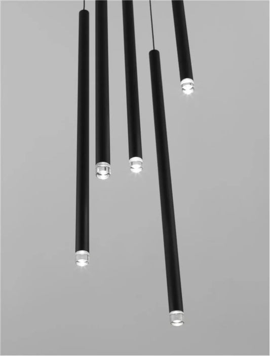 Candelabru din Aluminiu Negru H150xL35.5cm IP20 27W 1312lm 3000k DANDIA
