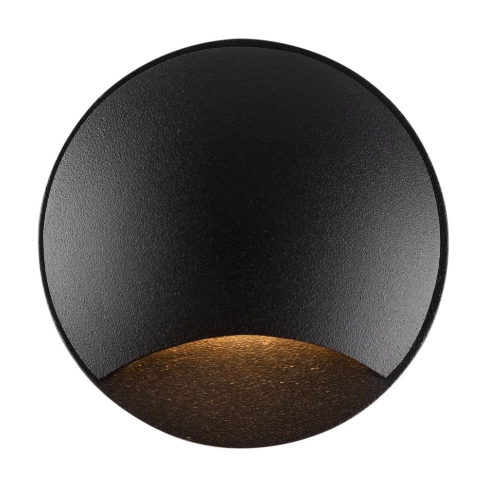 Spot incastra din Aluminiu Negru D7xH6cm Biscotti