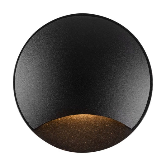 Spot incastra din Aluminiu Negru D7xH6cm Biscotti