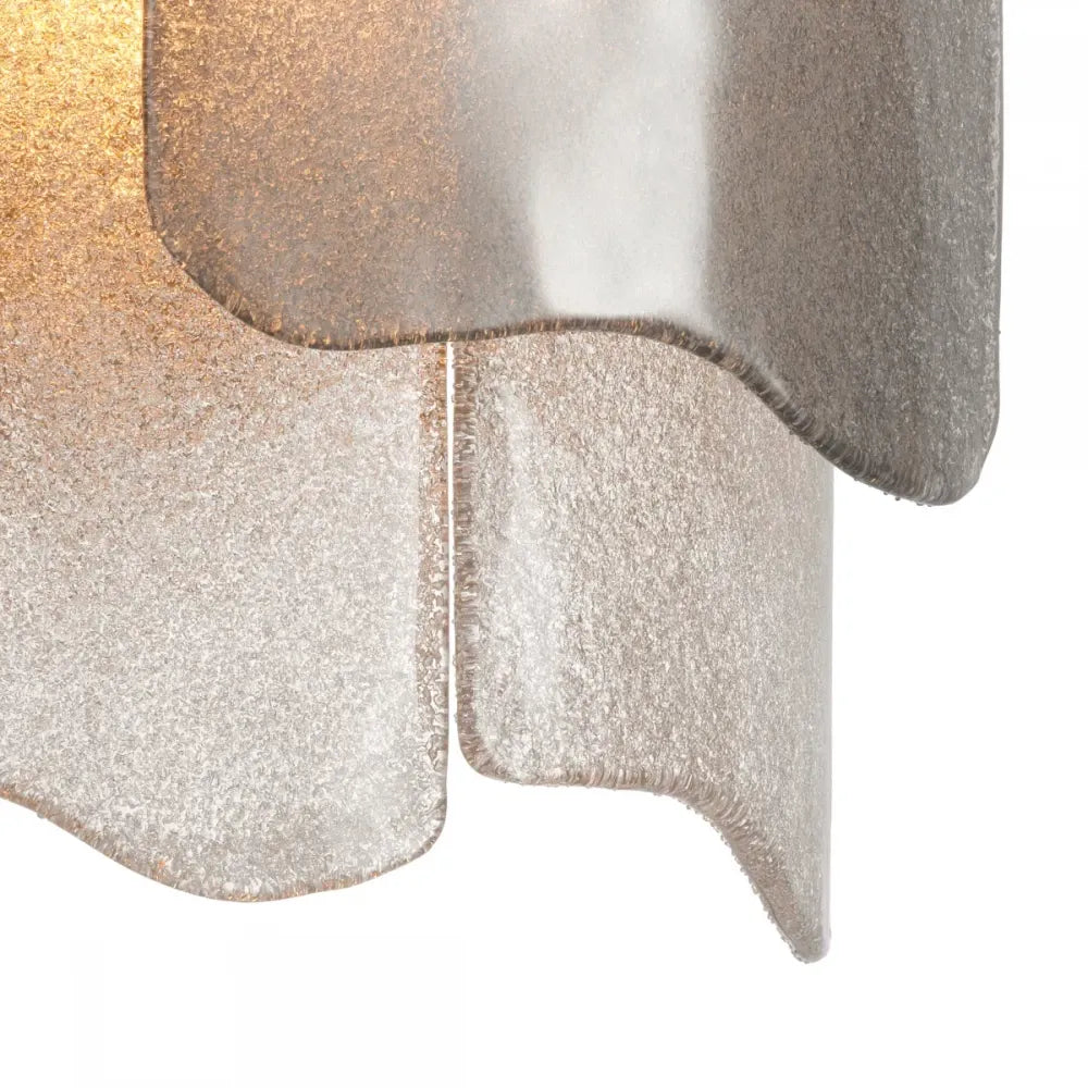 Aplica de perete din Metal Alama atichizata si Sticla Fumuriu H36xL39cm Asinara Eichholtz