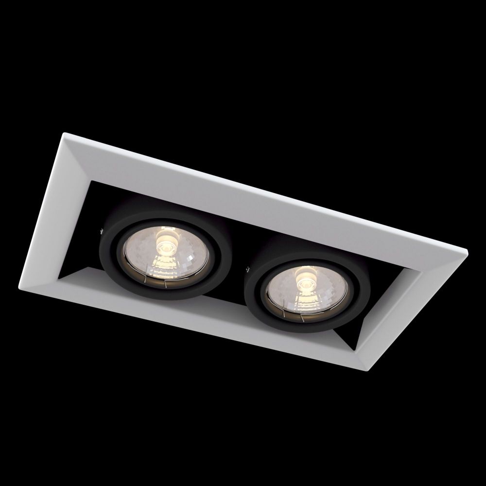 Spot incastra din Metal Alb L25xH8cm Metal Modern