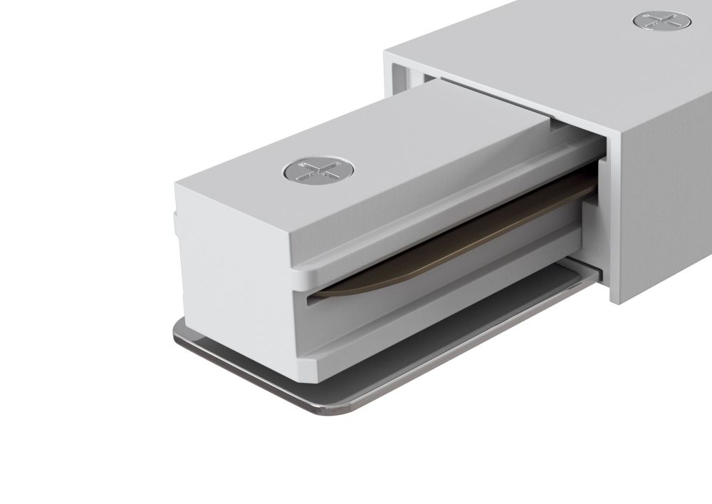 Cap Alimentare sina Accessories for tracks Alb LED L12xH3cm