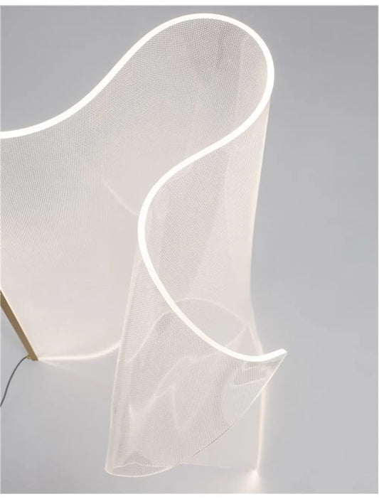Lampa de podea structura din Aluminiu Auriu si abajur din Acrilic Transparent H105xL80cm IP20 32W 2518lm 3000k SIDERNO