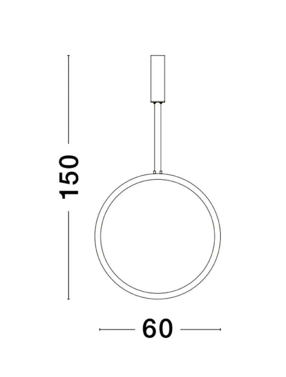 Pendul structura din Aluminiu Auriu si abajur din Acrilic Alb H150xL60cm IP20 36W 1161lm 3000k CHANGE