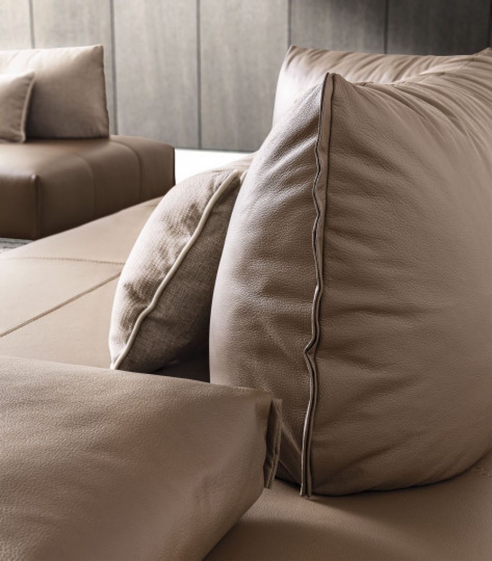 Canapea fixa 3 locuri Bacio stil Scandinav L217cm
