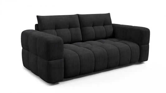 Canapea tapitata cu material pet friendly Alias negru L211x104cm