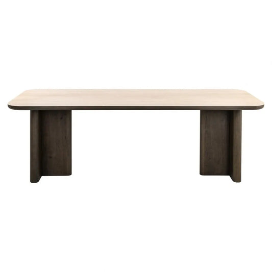 Masa din Furnir de stejar Maro si Ceramica Bej L269.5xH76cm Nando Richmond interiors