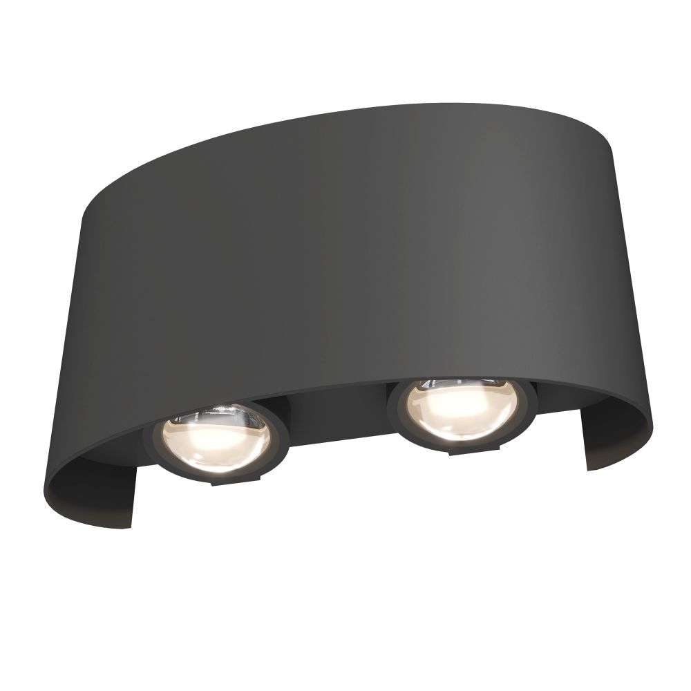 Aplica de perete Metal Gri L12xH8cm Strato