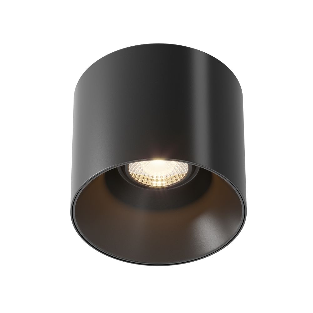 Spot aplicabil din Aluminiu Negru 25W 2000lm 3000k D13xH11cm Alfa LED