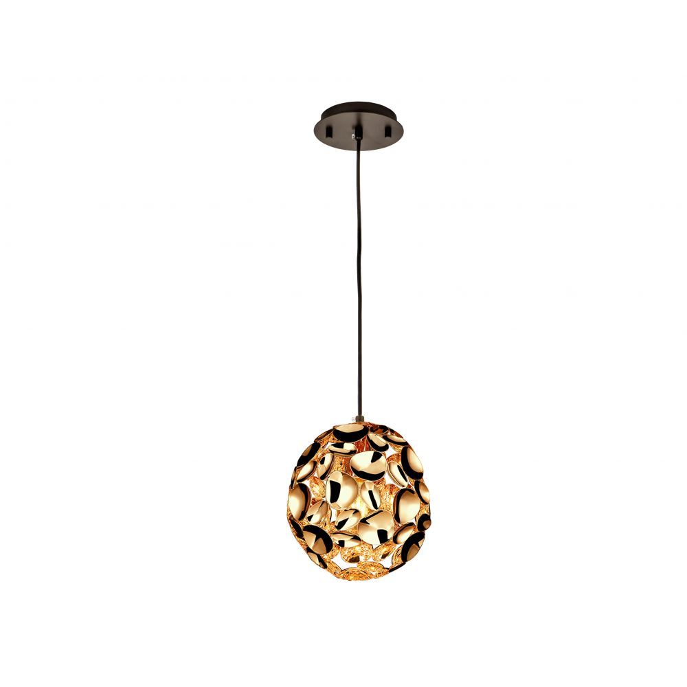 Pendul cu inaltime reglabila din Metal Auriu D18xH190cm Narisa