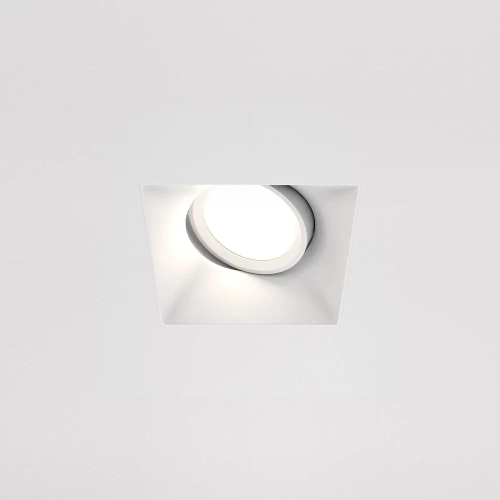 Spot incastrat din Aluminiu Alb H4xL11cm IP 20 GU10 50W Dot