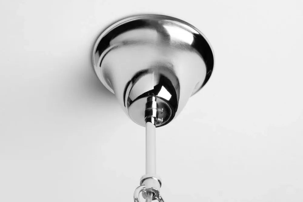 Pendul din Metal Argintiu si Sticla Argintiu L72xH72cm GALAXY