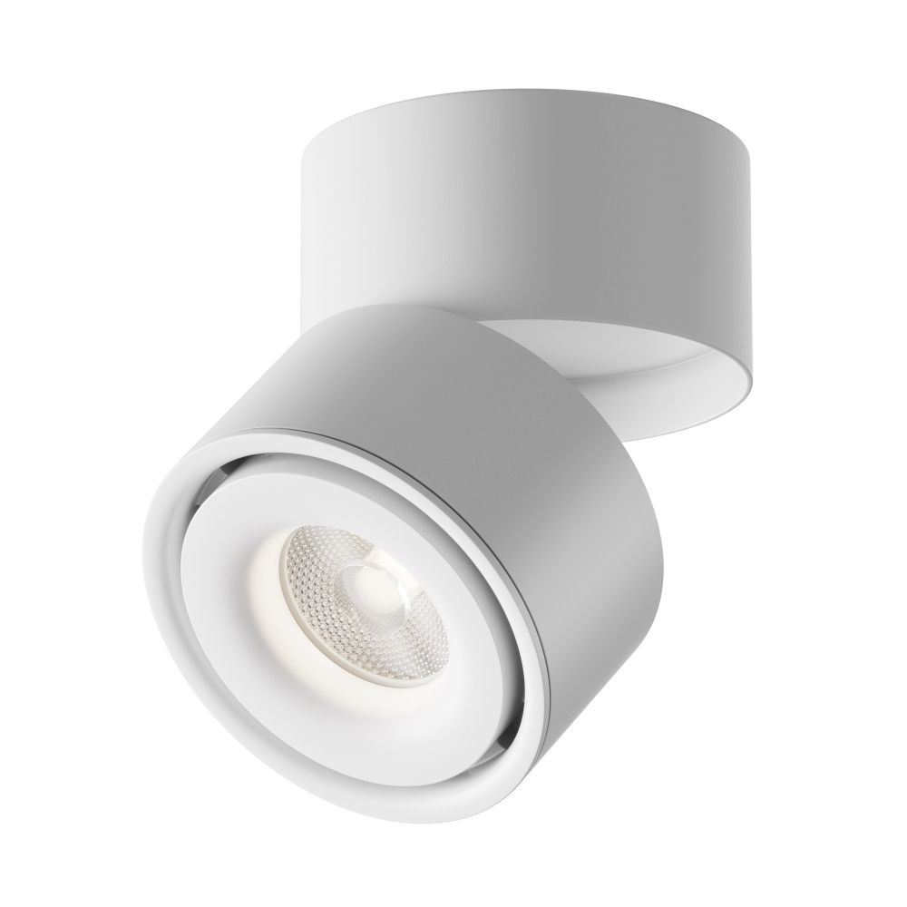 Spot aplicabil din Aluminiu Alb 15W 880lm 4000k D10xH11cm Yin