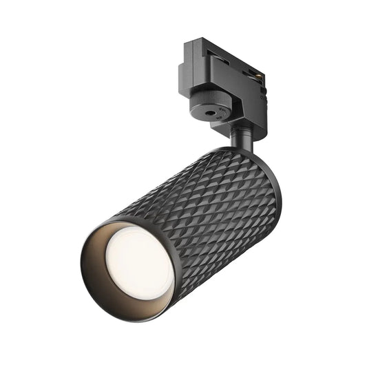 Spot pentru sina Unity din Aluminiu Negru H21xL13cm IP 20 GU10 50W Focus Design