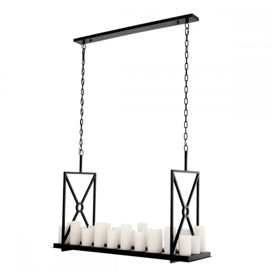 Candelabru din Metal Negru H79xL120cm Commodore Eichholtz