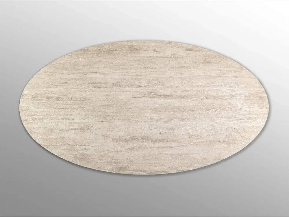 Masuta de cafea din Metal/MDF Maro si MDF Bej L130xH42cm Samara