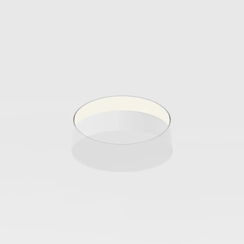 Acesoriu pentru incastrare plafoniera Zon de diametru 30cm din Metal Alb