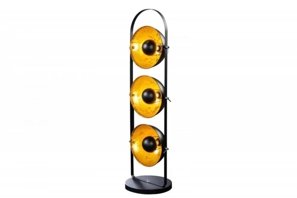 Lampa de podea din Metal Negru/Auriu H130xL37cm Studio