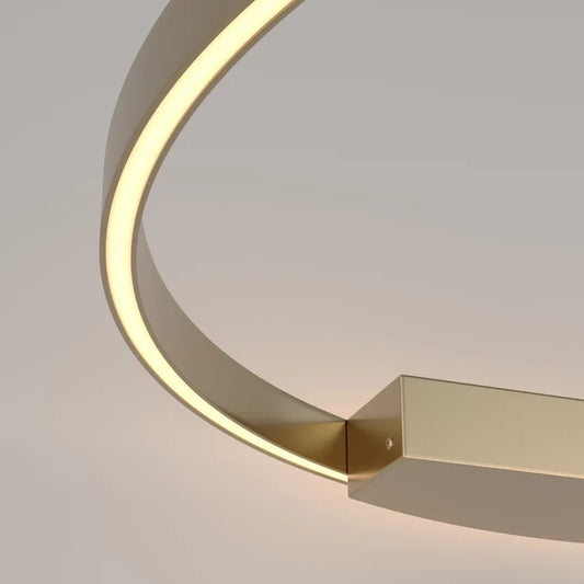 Aplica de perete din Aluminiu Alama H80xd80cm 51W 2400lm 3000k Rim