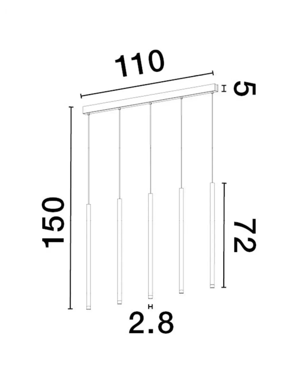 Lampa de podea structura din Lemn Maro si abajur din Textil Alb H164xL31cm IP20 ALMA