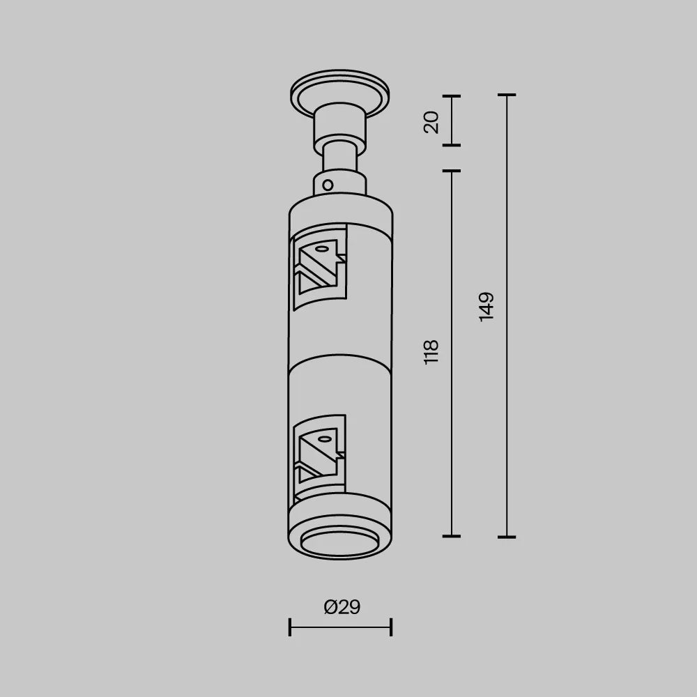 Suport de perete dublu Flarity din Aluminiu Alama