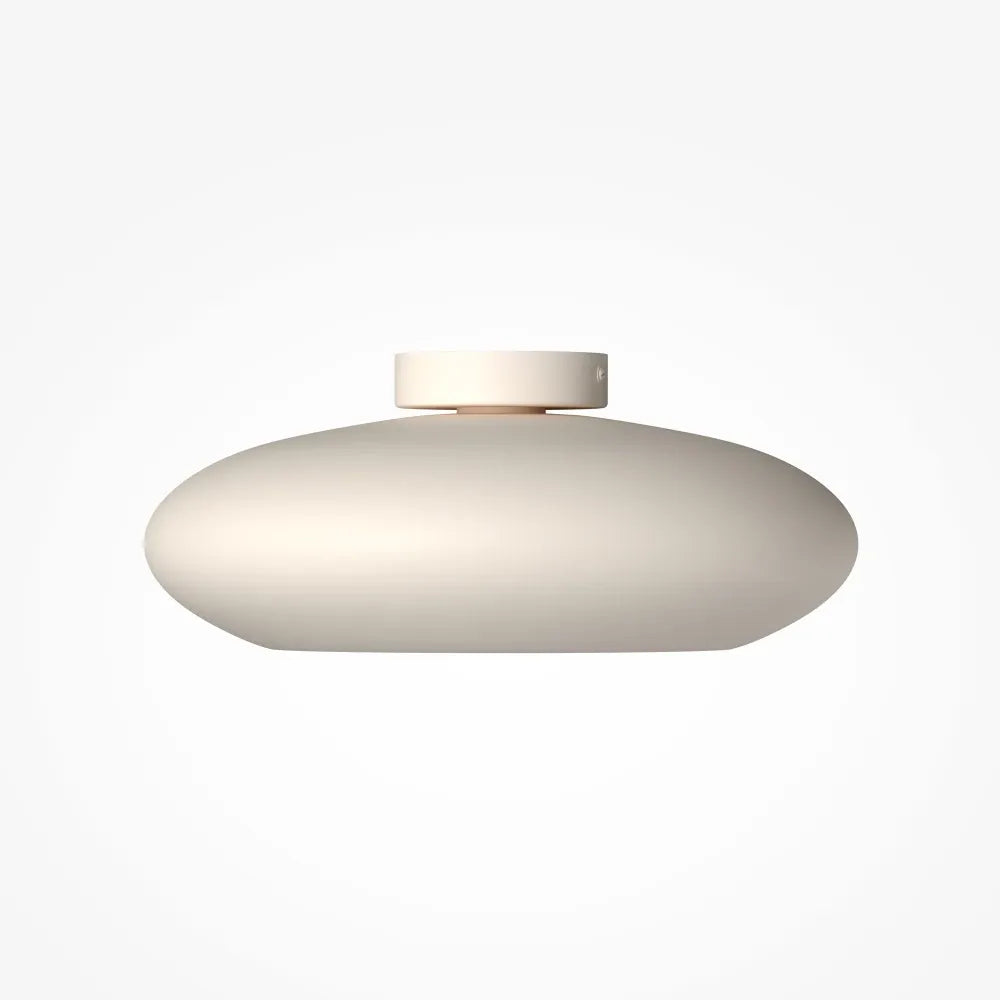 Plafoniera din Aluminiu Alb H16.5xD40cm Aros