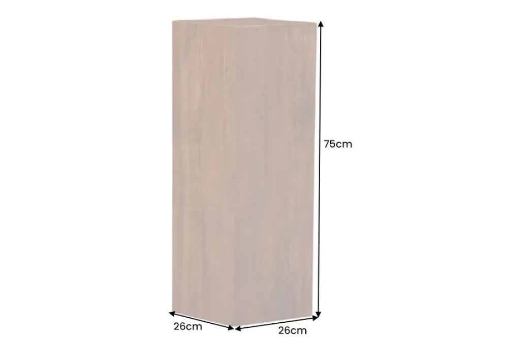 Coloana din Lemn de salcam Maro L26xH75cm COLUMNA