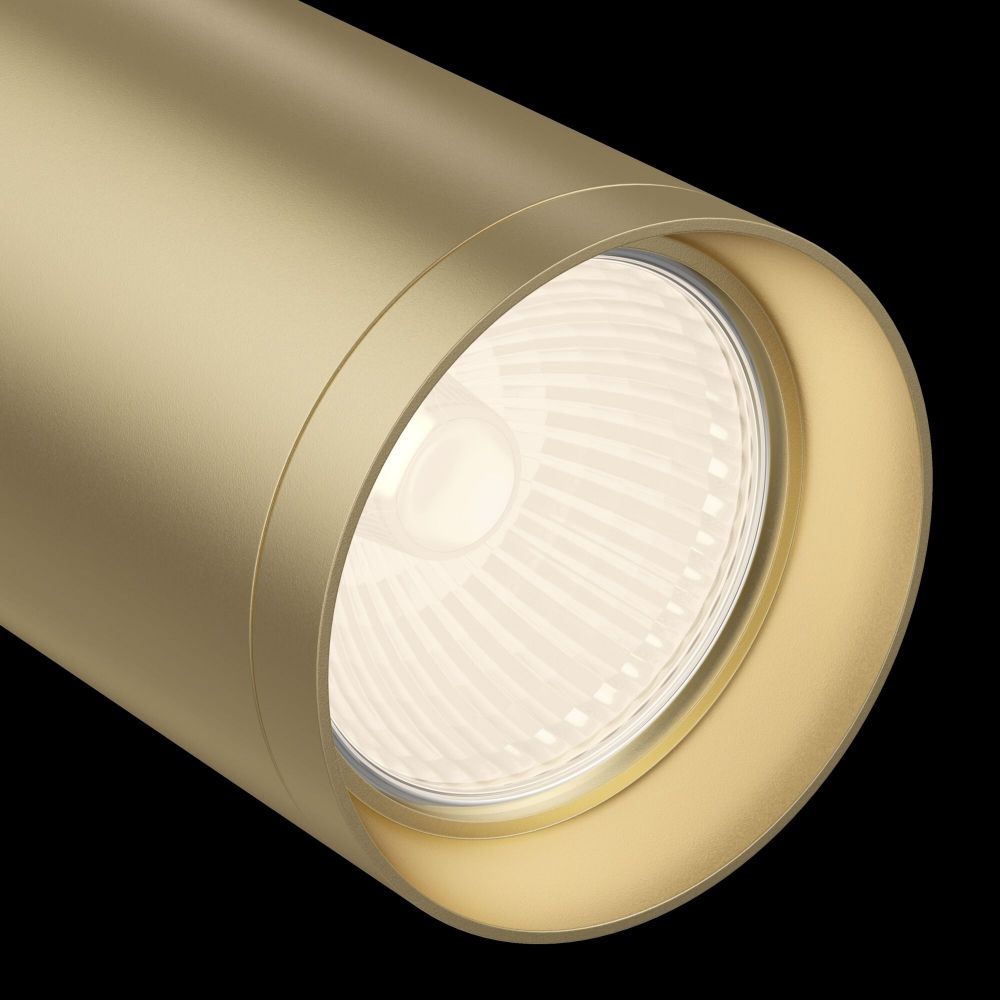 Spot incastrat din Aluminiu Auriu D6xH20cm FOCUS