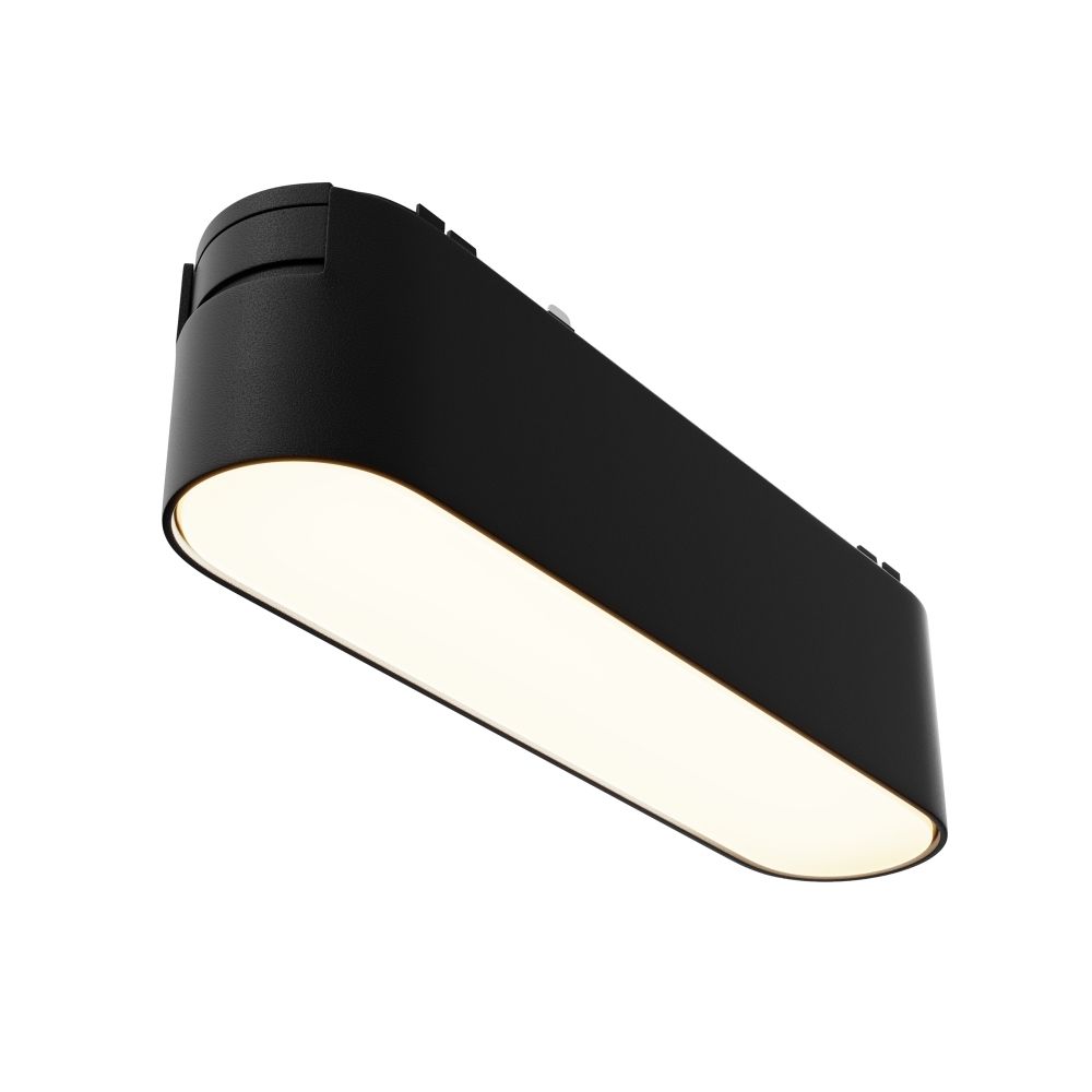Spot pentru sina magnetica Radity din Aluminiu Negru 6W 350lm 3000k L12xH3cm Basis