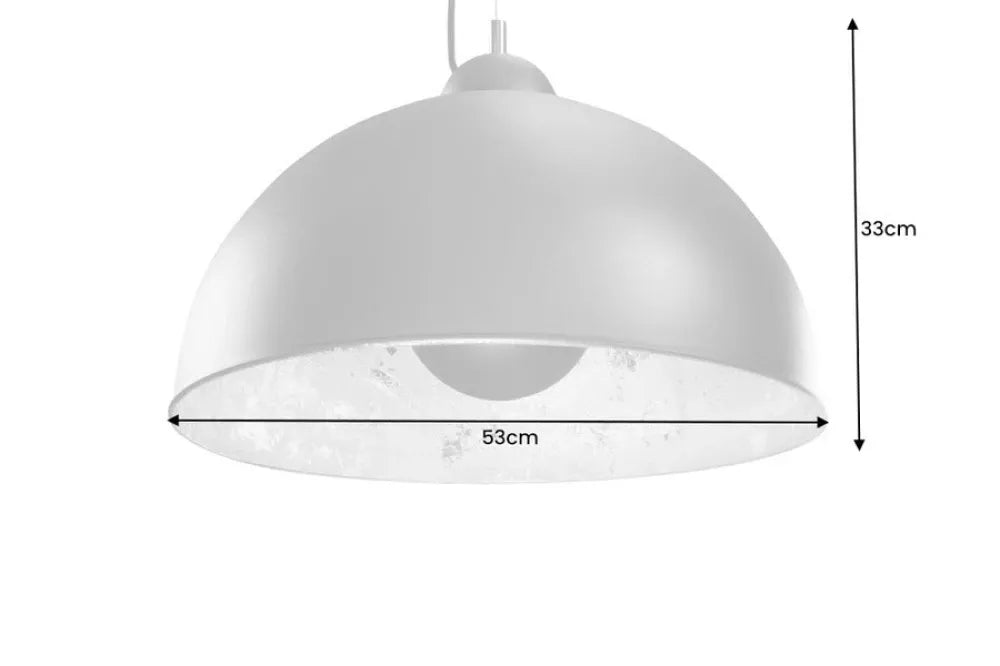 Pendul din Metal Negru/Argintiu D53xH33cm STUDIO