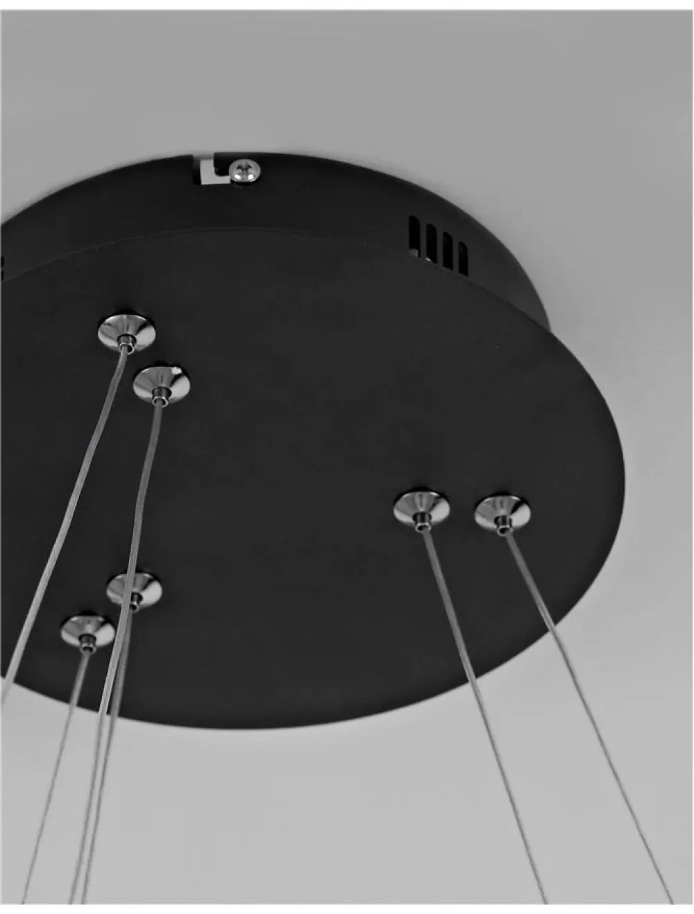 Lustra din Aluminiu Negru H120xL67cm IP20 45W 2737lm 3000k NAGER