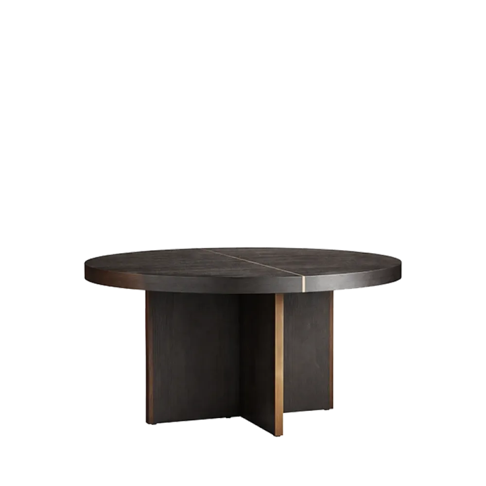 Masa dining rotunda din Lemn de Stejar in dimensiuni multiple Beams