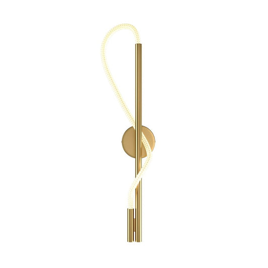 Aplica de perete Aluminiu Auriu D13xH3cm Tau