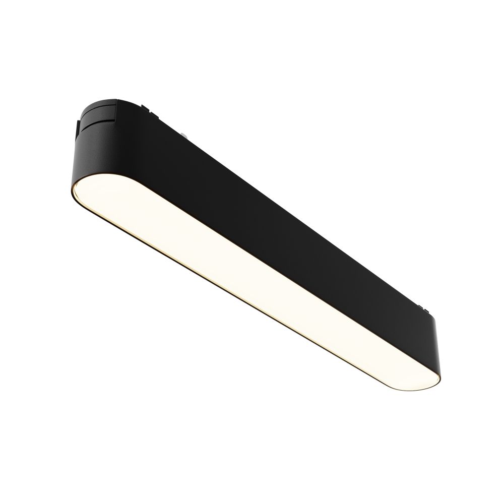 Spot pentru sina magnetica Radity din Aluminiu Negru 12W 700lm 3000k L22xH3cm Basis