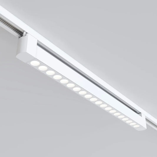 Spot dreptunghiular pentru sina Unity din Aluminiu Alb H6xL60cm IP 20 20W 1500lm 4000k Points Rot