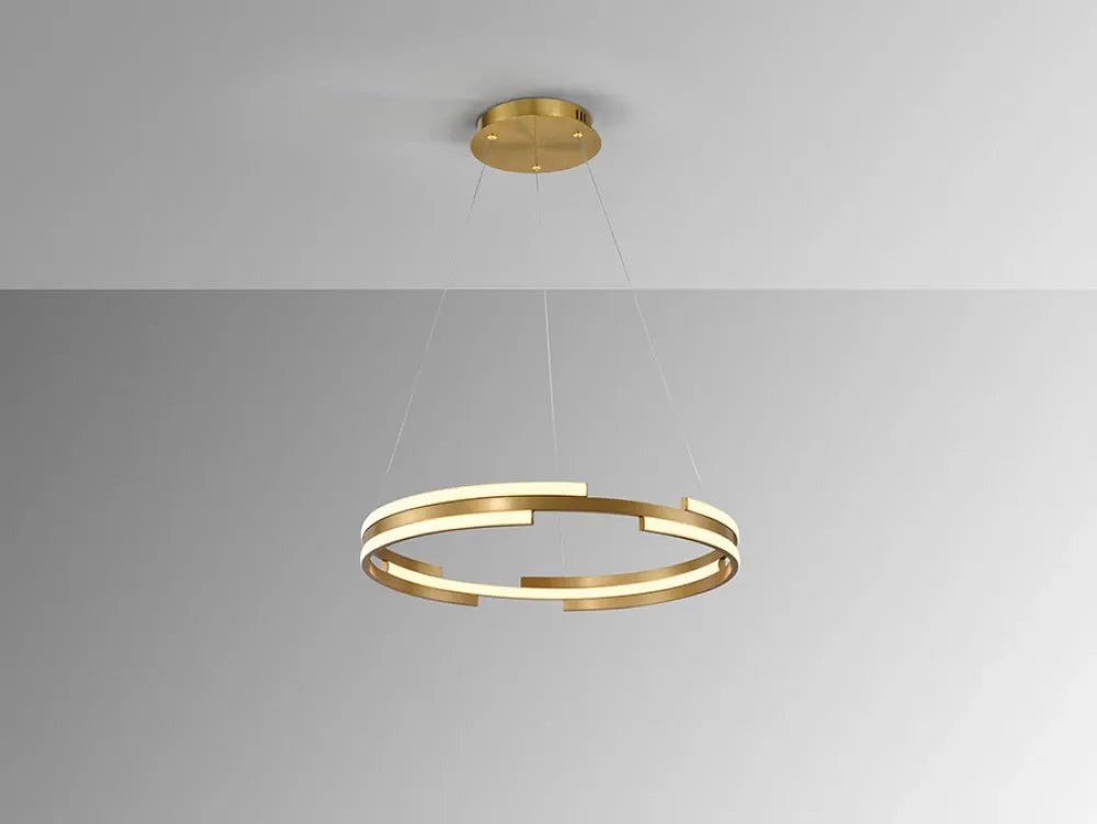 Lustra din Metal Auriu H120xD60cm Ciclos
