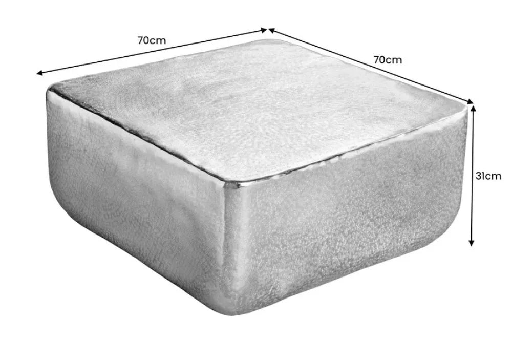 Masuta de cafea din Metal Auriu L68xH31cm Unit