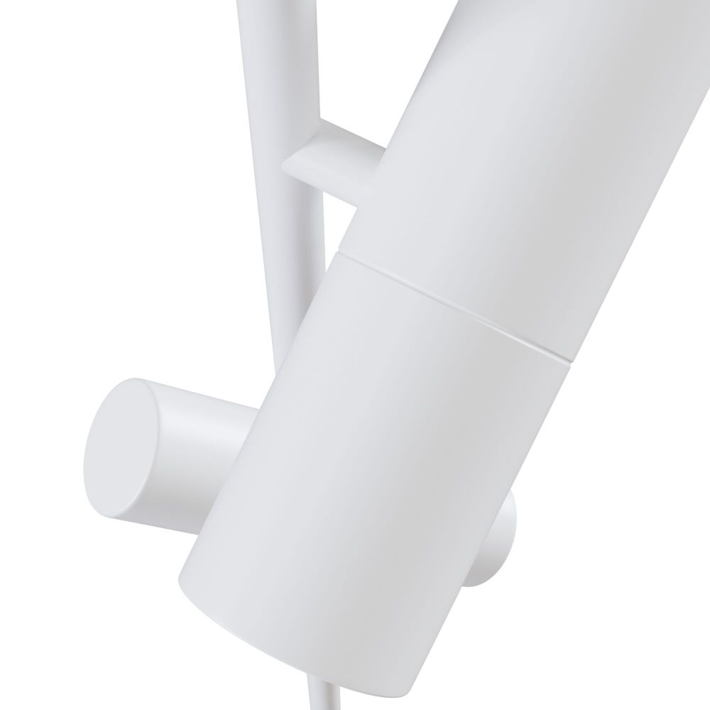 Pendul din Aluminiu Alb cu 2 becuri L20x6xH77cm Elti