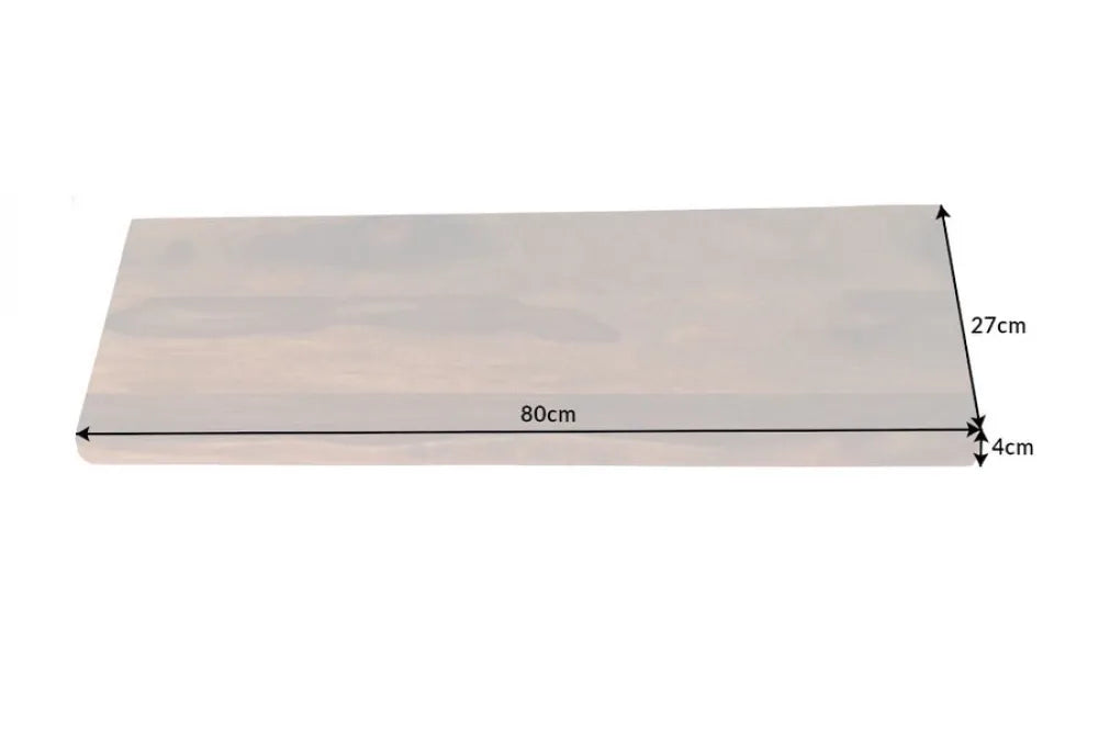 Polita din Lemn de sheesham Maro L80xH4cm MAMMUT