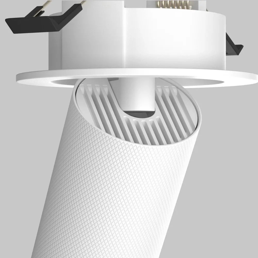 Spot incastrat din Aluminiu Alb H14.1xD5.4cm 10W Artisan