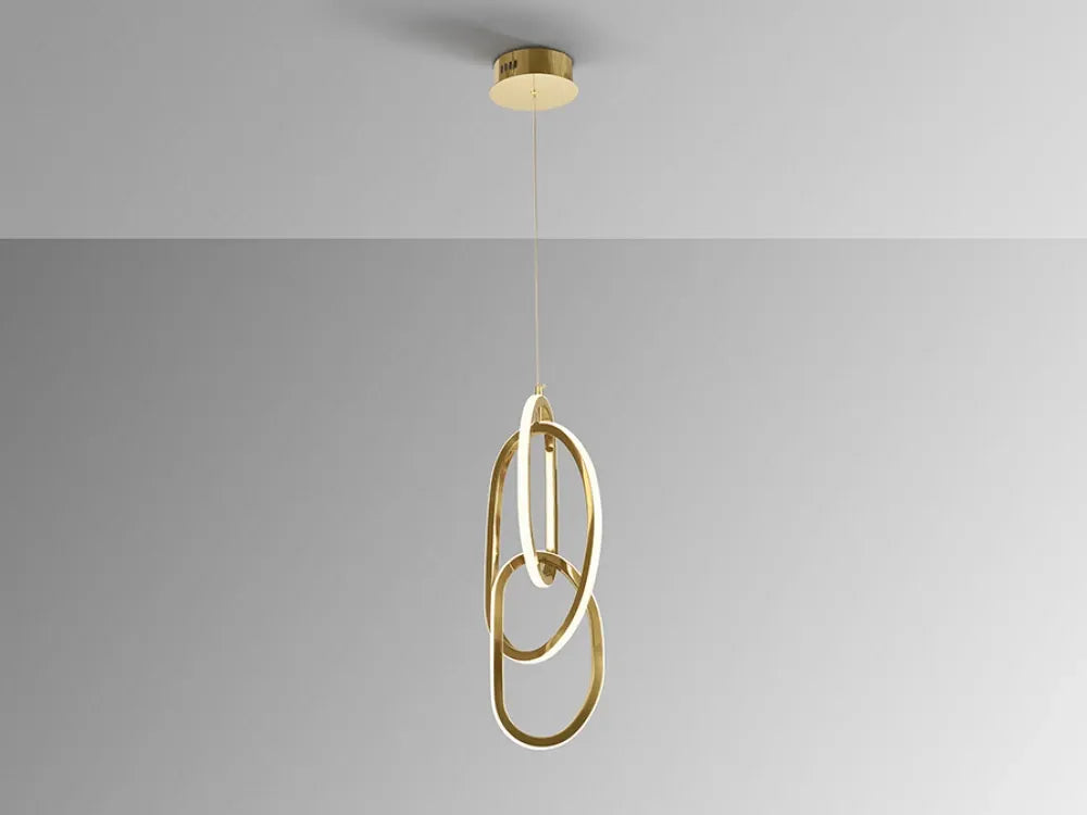 Lustra din Metal Auriu HxD25cm Nexo